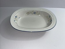 Mixed Lot of Stoneware & Ceramic Serving Pieces (Meyer Blue Casserole, Pinnacle Bowl, Sea Sand & Sky Platters) Set of 6, listing 3