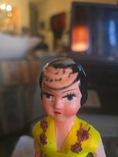 Vintage 1950s Hard Plastic 8" Walking Doll, Sleep Eyes, Nude (No Clothing) — listing 3