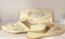 Floral Print Slide Sandal with Colorful Massage-Nub Footbed