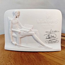 Lladró Collectors Society Bisque Porcelain Don Quixote Plaque, Signed by Lladró Brothers — listing 5