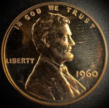 1960 Lincoln Memorial Cent Proof (Large Date) — listing 6