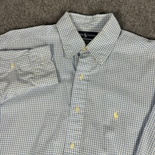 Ralph Lauren Blake Plaid Cotton Button-Down Dress Shirt XL — listing 4
