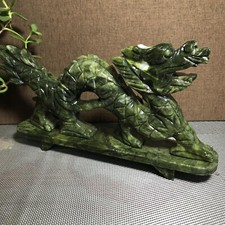 Chinese Carved Dragon Altar Table / Scroll-End Cabinet with Cloud-and-Dragon Relief Panels