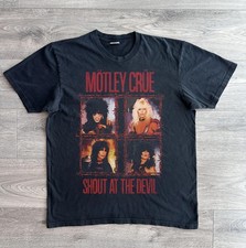 Mötley Crüe Dr. Feelgood Winged Dagger Pentagram Band T-Shirt