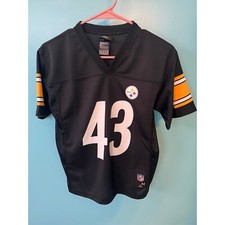 Vintage Troy Polamalu #43 Pittsburgh Steelers NFL Players Graphic T-Shirt — listing 5