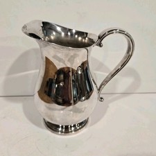 Oneida Silverplate Footed Creamer with Scroll Handle — listing 5