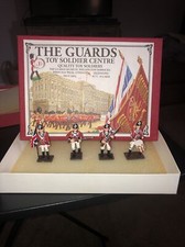 The Guards Toy Soldier Centre Hand-Painted Metal Figure Set of 6, Guards in Blues Uniform, listing 2