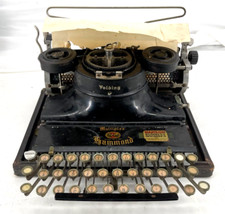 Antique Hammond Multiplex Typewriter with Curved Keyboard and Type-Shuttle Mechanism — listing 6