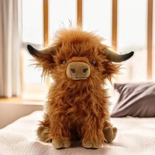 Plush Black and White Cow Stuffed Animal Toy — listing 5