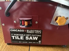 Chicago Electric 2.5 HP 10" Industrial Tile/Brick Saw, Item 62391 — listing 6