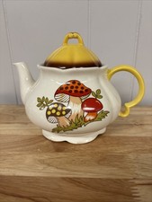 1970s Arnel's Style Ceramic Mushroom Teapot with Lid — listing 2