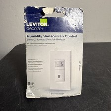 Leviton IPHS5 Decora Humidity Sensor & Fan Control Switch, White — listing 5