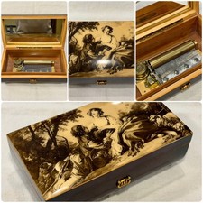 Reuge Swiss Wooden Music Box with Mozart Medallion, Plays 'Die Zauberflöte' — listing 5