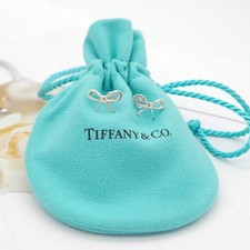 Tiffany & Co. Sterling Silver Bow Stud Earrings — listing 4