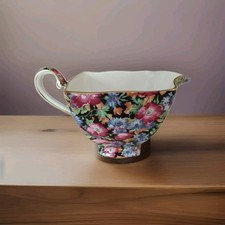 Royal Winton Grimwades Yellow Floral-Handle Creamer & Open Sugar Bowl Set — listing 5