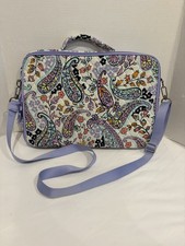 Quilted Cotton Floral Laptop Sleeve / Padded Zip Pouch