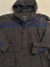 EBTEK Eddie Bauer Men's Black Ripstop Nylon Hooded Windbreaker Jacket, Size XXL — listing 5