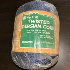 Knot Craft Macrame Cord, Orange, 306 FT (102 Yds), 5mm Polypropylene, Lot of 2 — listing 3