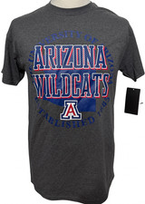 Arizona Wildcats Graphic T-Shirt, Charcoal Heather Gray, Size XL — listing 5