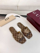 Gucci GG Monogram Slide Sandal with Embossed Guccissima Leather Strap — listing 2