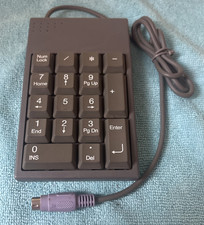 Vintage German External USB/PS2 Numeric Keypad with Function Keys PS/2 connector — listing 3
