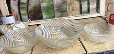 Vintage Pressed Glass Petal/Swirl Serving Plate or Shallow Bowl — listing 4