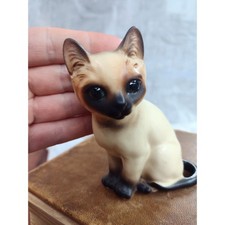 Mid-Century Modern Stylized Cats Two-Tile Ceramic Wall Art in Wood Frame — listing 2