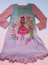 Barbie Girls' Pink Ombre Fantasy Nightgown with Tulle Skirt, Size M (7/8) — listing 6