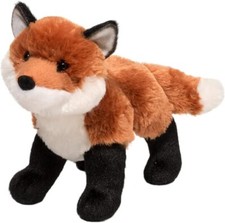 Plush Red Fox Stuffed Animal with Bushy Tail and Black Paws — listing 4