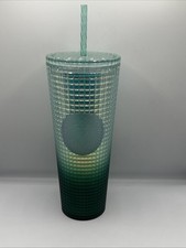 Starbucks Jadeite Green Milk Glass Cold Cup Tumbler with Embossed Siren Logo — listing 5