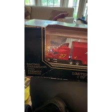 Racing Champions 1993 Premier Edition #51 Racing Team Transporter Hauler, Limited Edition 1 of 7,500