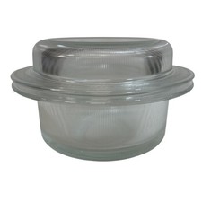 Vintage 'Chef's Choice' Clear Glass Square Baking Dish, 8-inch, Microwave and Conventional Oven Safe
