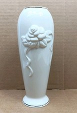 Lenox Ivory China Bud Vase with Gold and Enamel Scrollwork Decoration — listing 2