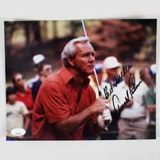 Arnold Palmer Signed & Inscribed Black-and-White Golf Photograph No documentation at all — listing 2