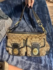 Coach Signature Zip Around Wallet in Navy Denim/Chalk — listing 4