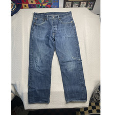 Levi's 501 Distressed Medium Wash Jeans