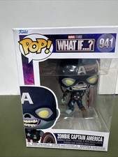 Funko Pop! Marvel Studios What If...? Zombie Captain America #941 Bobble-Head — listing 2