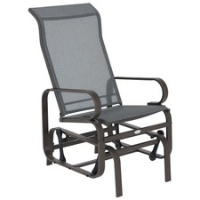 Set of 4 Aluminum Frame Sling Patio Dining Chairs