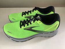 Brooks Ghost 6 Men's Running Shoes, Grey/Navy/Neon Yellow — listing 3