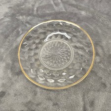 Vintage Clear Pressed Glass Footed Covered Butter or Candy Dish with Rectangular Domed Lid — listing 6