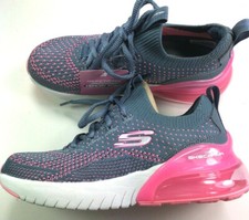 Skechers Skech-Air Women's Athletic Sneakers, Charcoal/Pink — listing 2