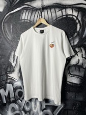 Percival Menswear "Spooky Bitch" Embroidered White T-Shirt, Size L — listing 3