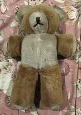 Vintage Golden Mohair Jointed Teddy Bear with Glass Eyes, circa 1950s — listing 5