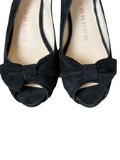 Sacha London 'X-Ray' Taupe Nubuck Suede Square-Toe Block Heel Pumps, Size 10B — listing 3