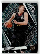 Panini Phoenix Nikola Jokic Blue Cracked Ice Prizm Basketball Card, listing 6