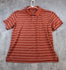 Junction West Men's Mercerized Cotton Textured Stripe Polo Shirt, Size XXL, Aqua/Teal — listing 6
