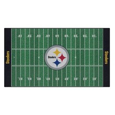 Pittsburgh Steelers Football-Shaped Accent Rug / Floor Mat — listing 2