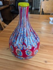 Hand-Blown Glass Wine Decanter with Cork Ball Stopper and Punt — listing 4