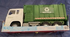 Toy Recycling Garbage Truck, Green & White with Recycle Graphic — listing 5