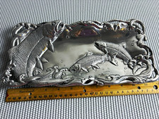 Arthur Court Aluminum Fish Serving Bowl / Platter, 1976 — listing 4